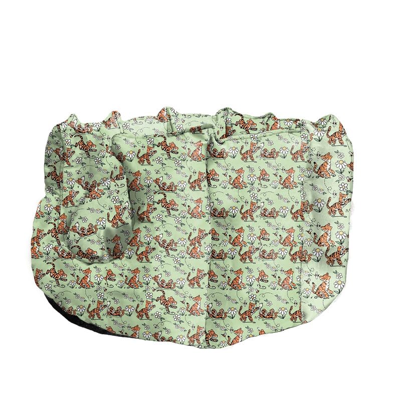 Mint Ultra-Comfort Plush Lounger with Anti-Slip Base Dog Bed