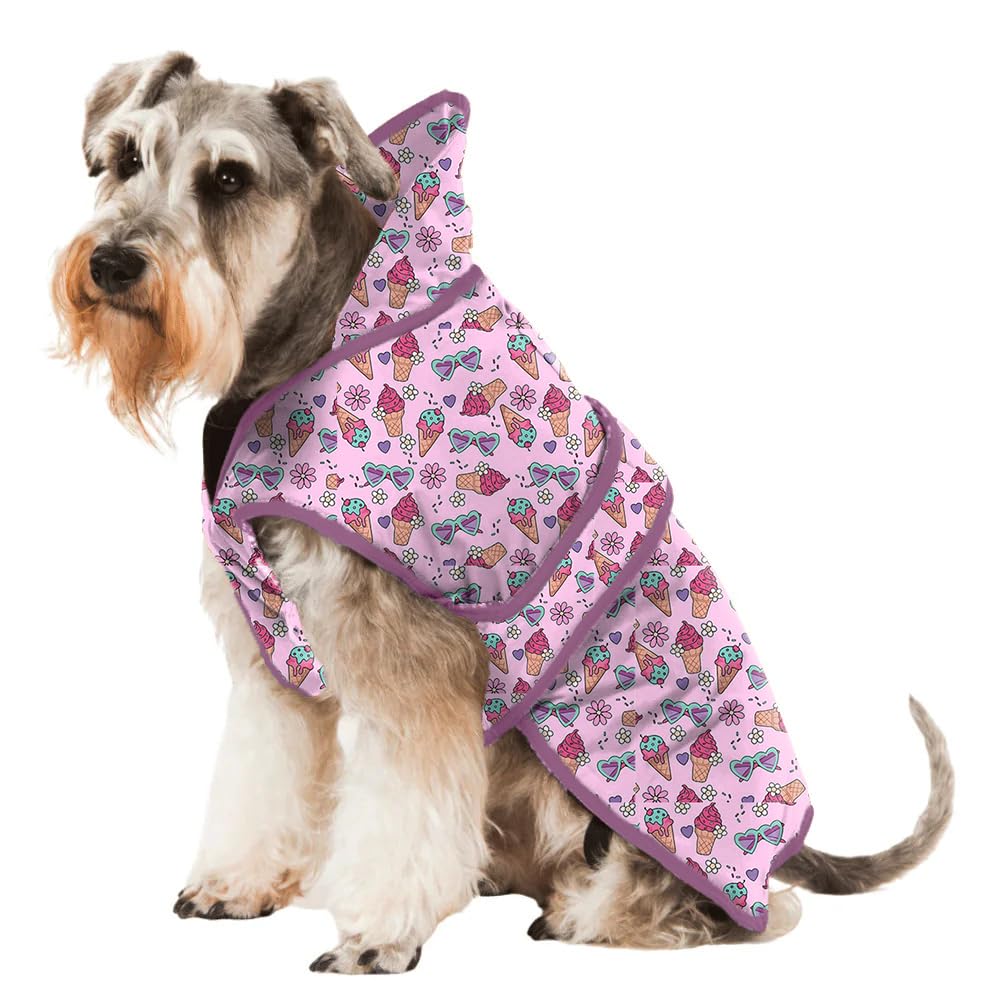 Pink Cake Printed Super Soft Warm Dog/Cat Winter Jacket