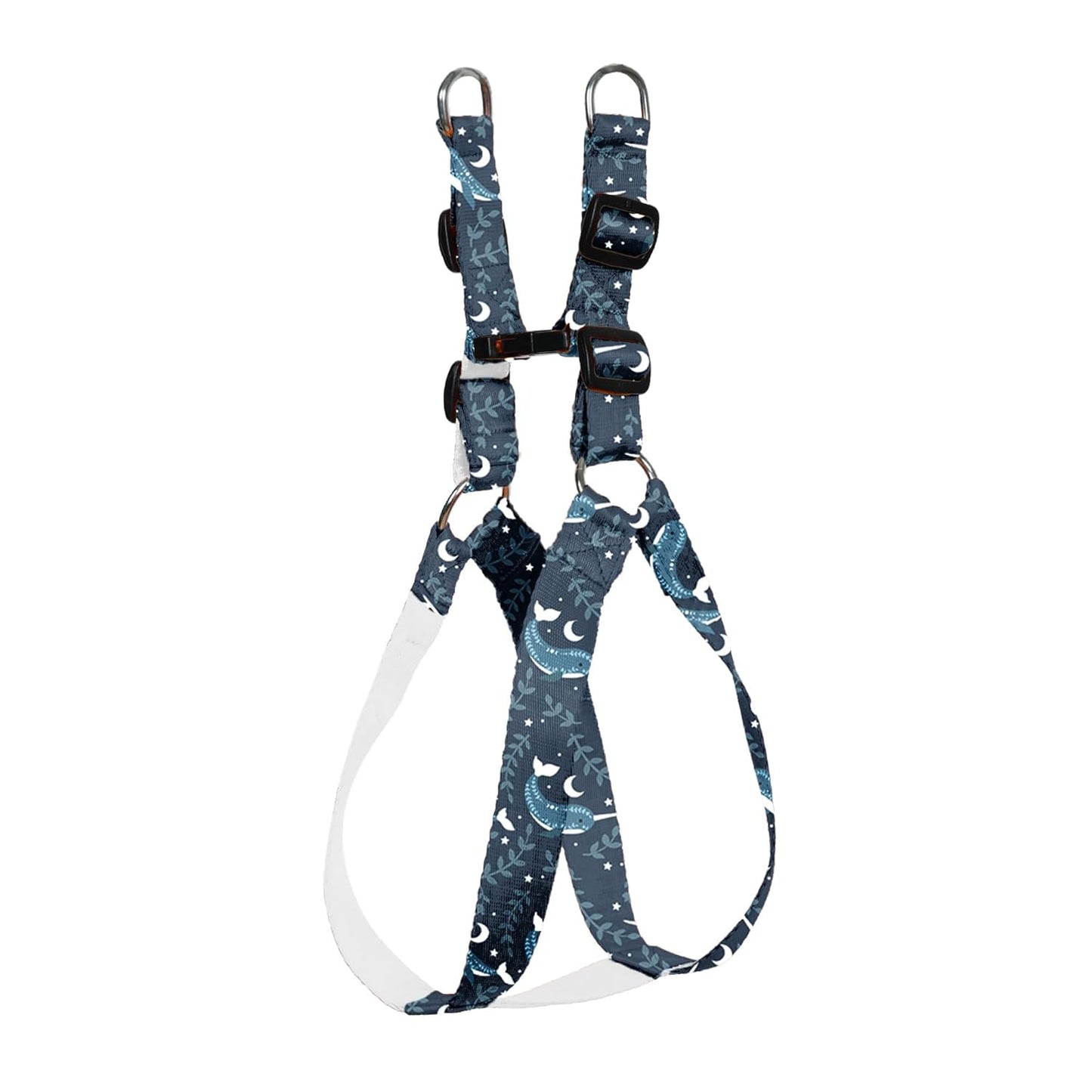 Blue Dog Collar, Leash & Harness Combo Set