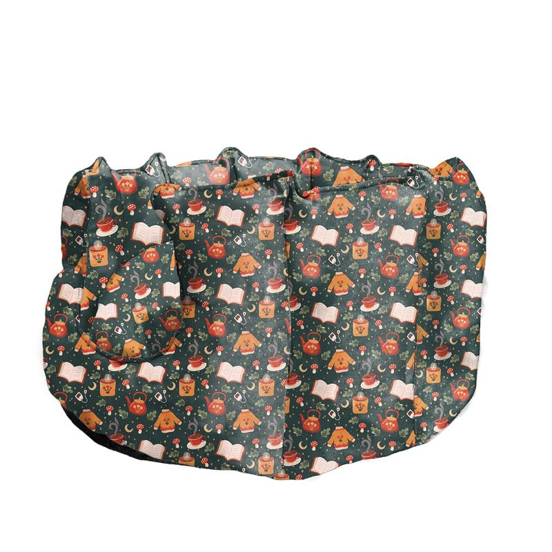 Dark Green Ultra-Comfort Plush Lounger with Anti-Slip Base Dog Bed