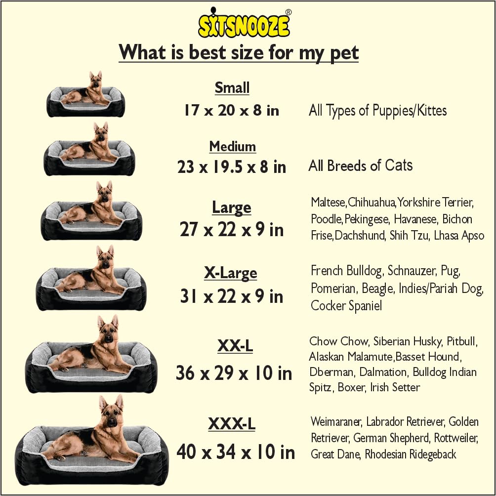 Brown and Blue Rectangle Shape Extra Soft Orthopedic Dog Bed