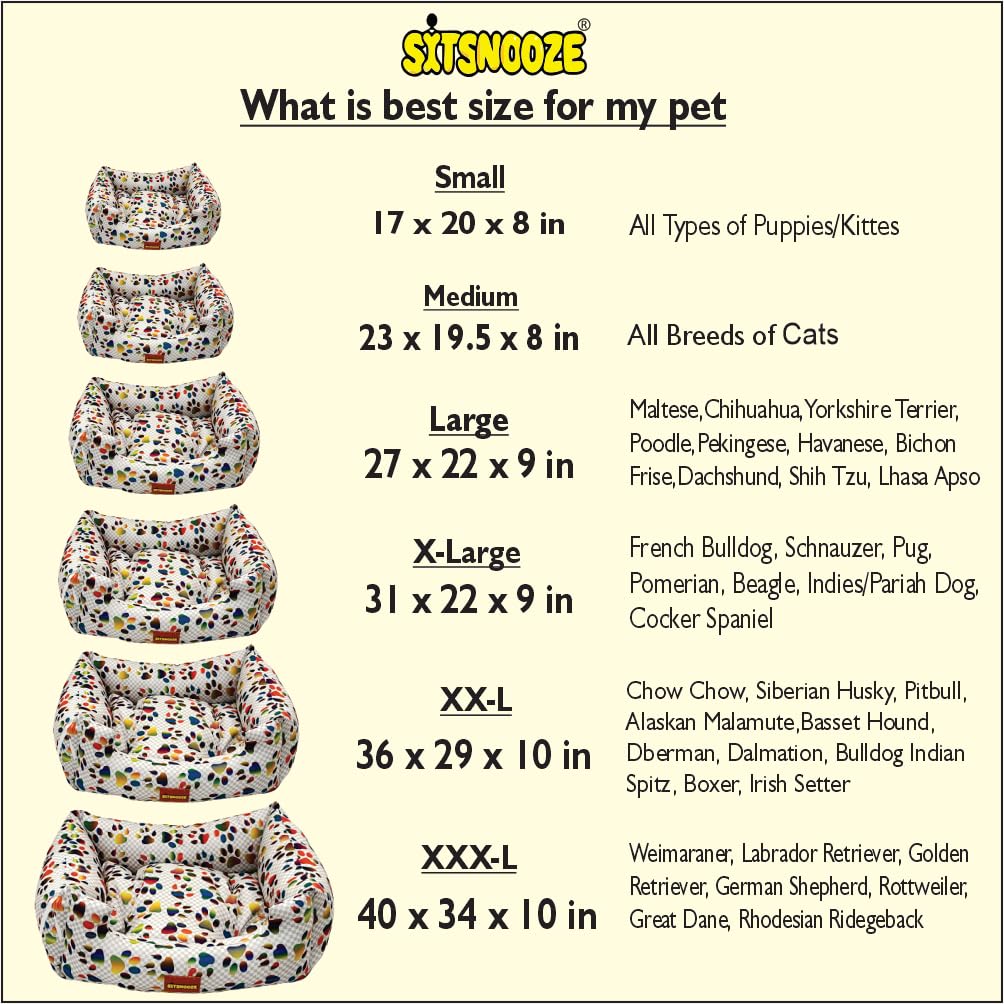 Red Printed Plush Lounger Dog and Cat Bed