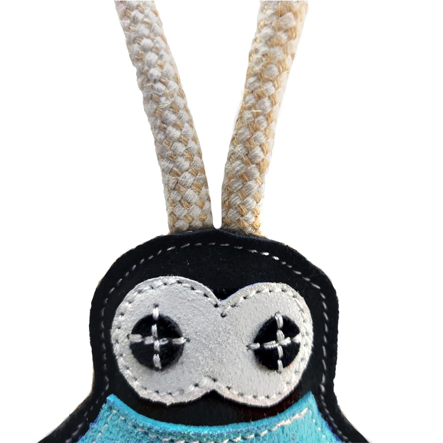 Beetle Shape Premium Leather Dog and Cat Toy