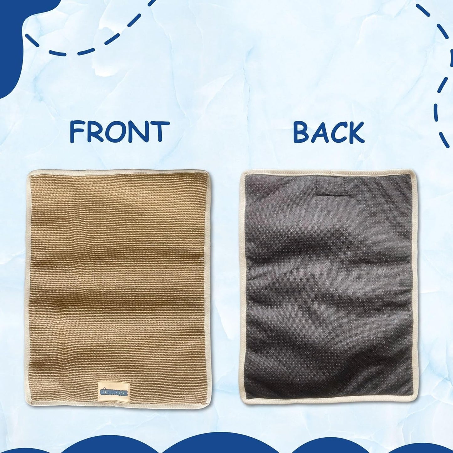 Natural Coir Cat Scratcher Mat with Anti-Slip | Durable Floor Scratch Pad Rug for Cats & Kittens