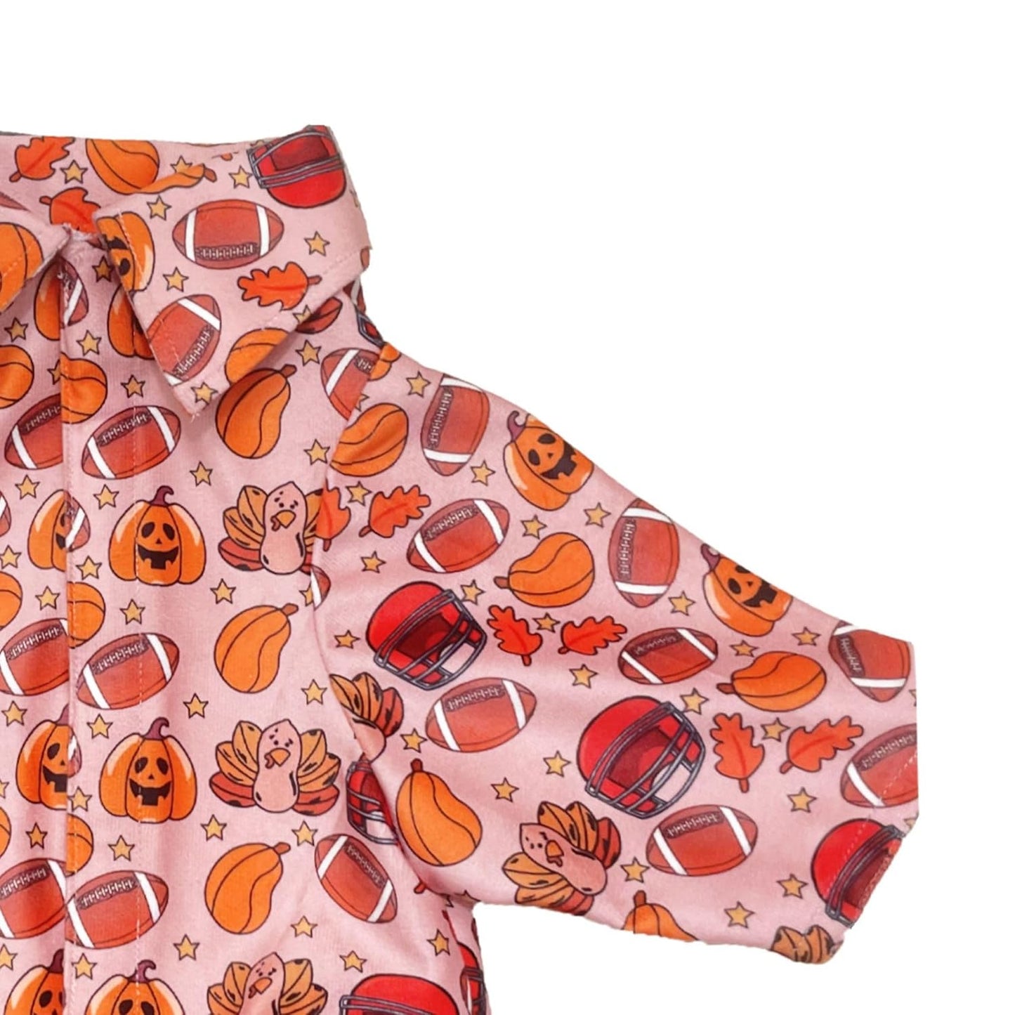 Peach Printed Velvet Shirt for Dog | Soft and Warm