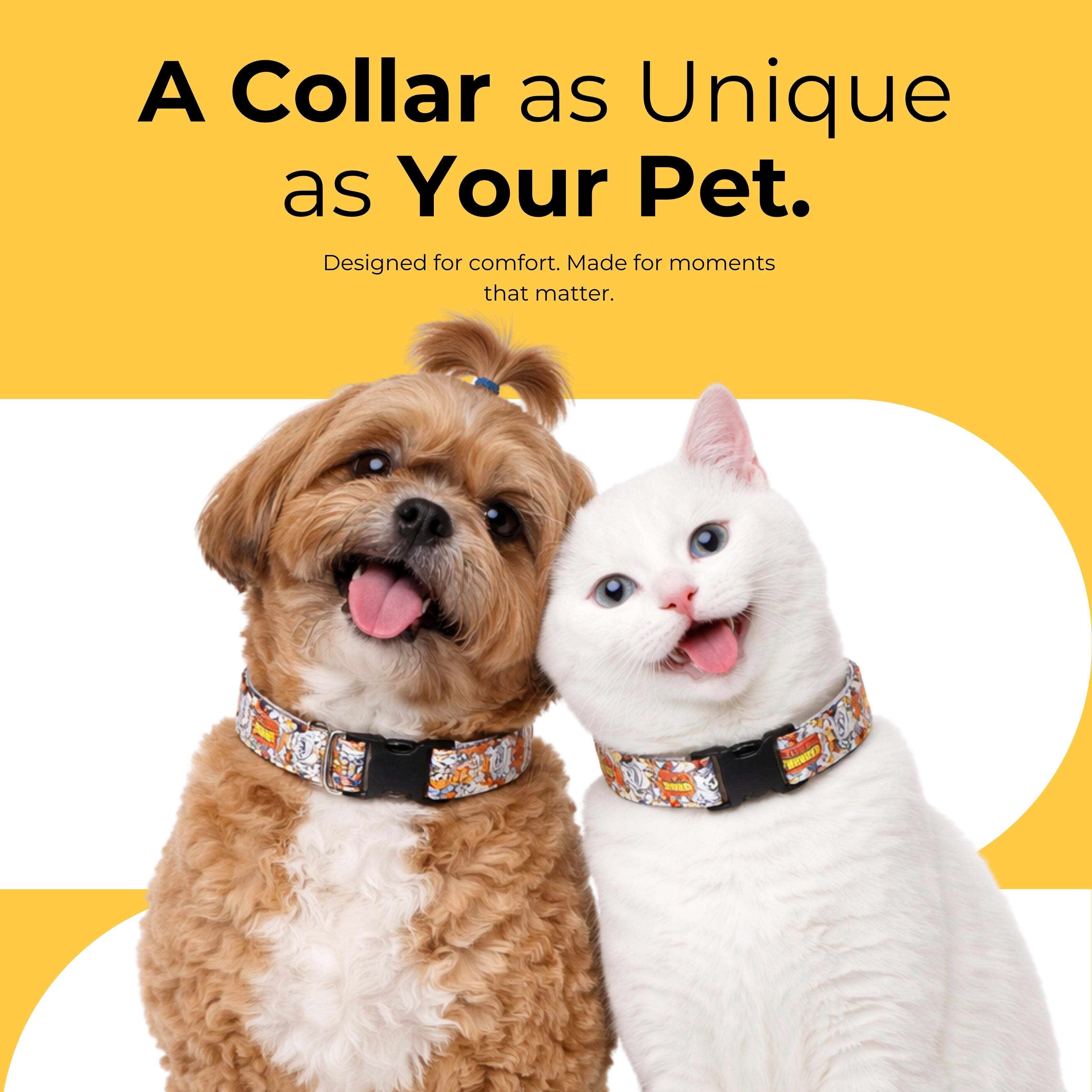 BuddyPrint Collar & Matching Leash
