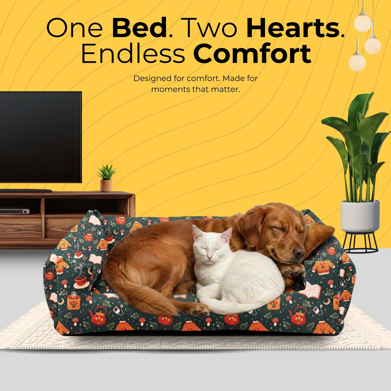 Lounger Jacket Print Sofa Bed