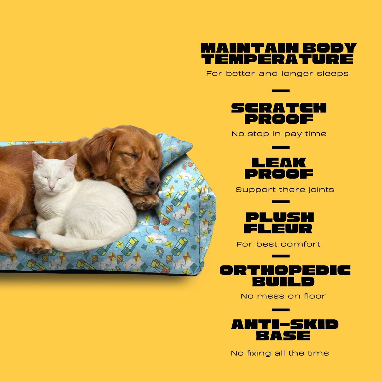 Lounger Kite Print Sofa Bed