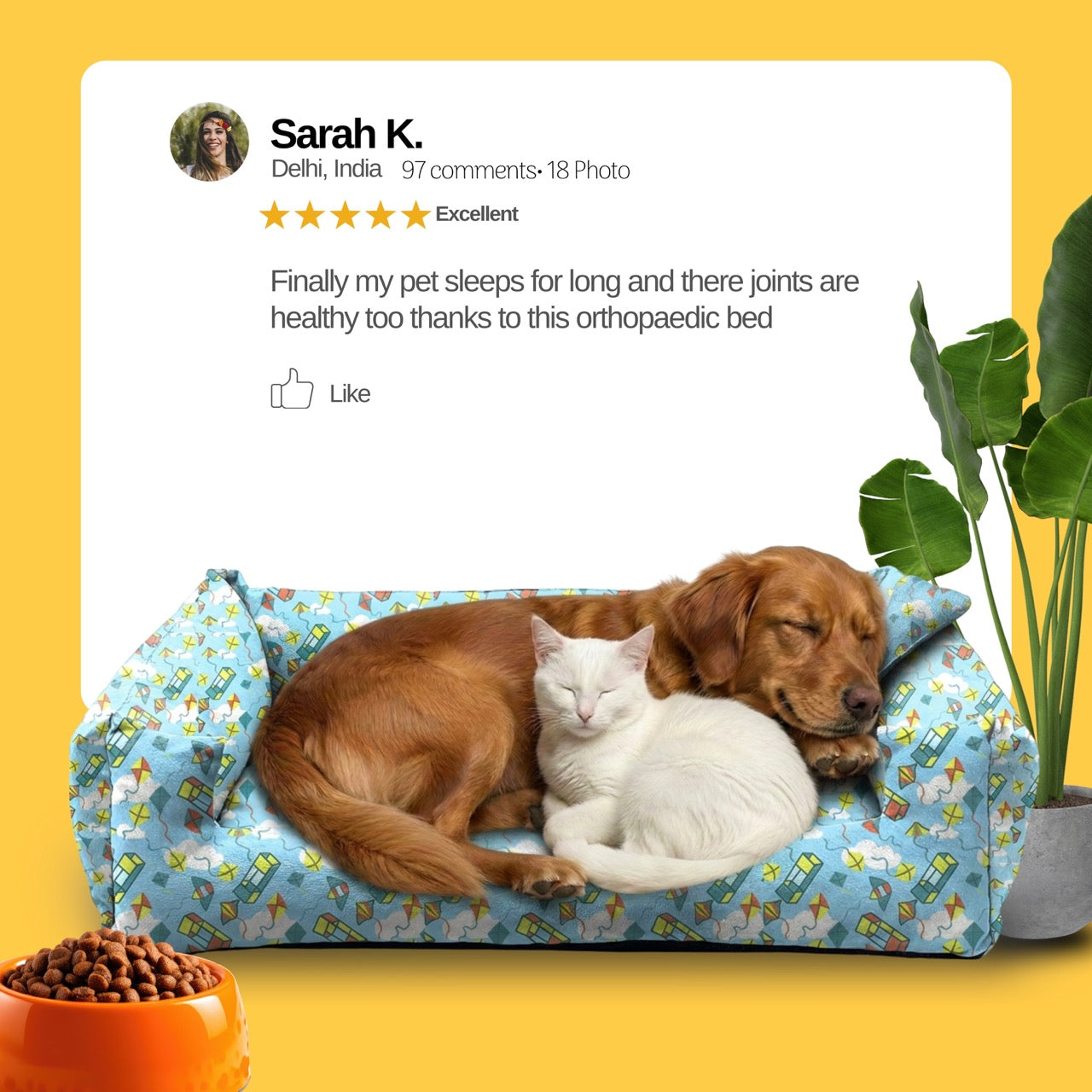 Lounger Kite Print Sofa Bed