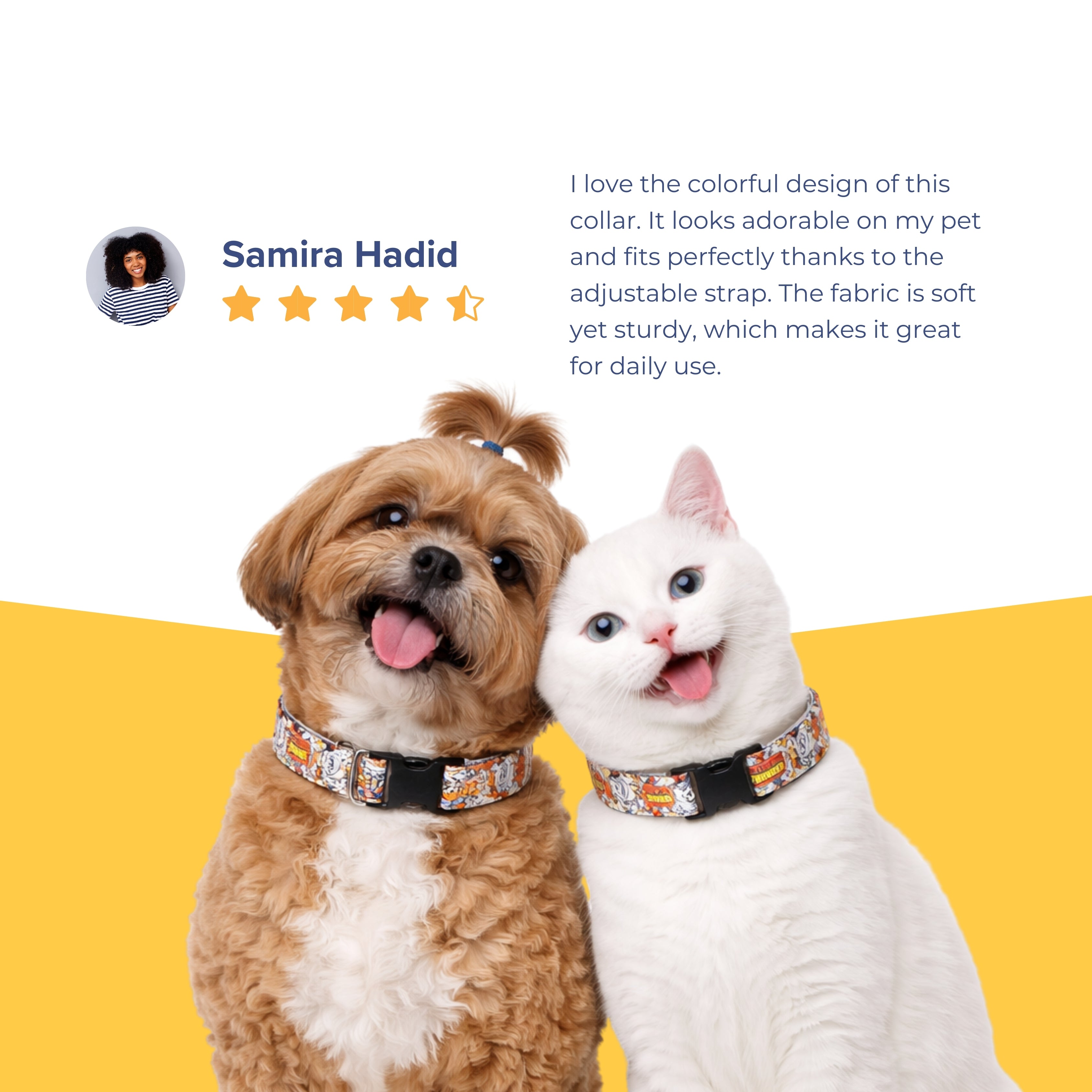 BuddyPrint Collar & Matching Leash