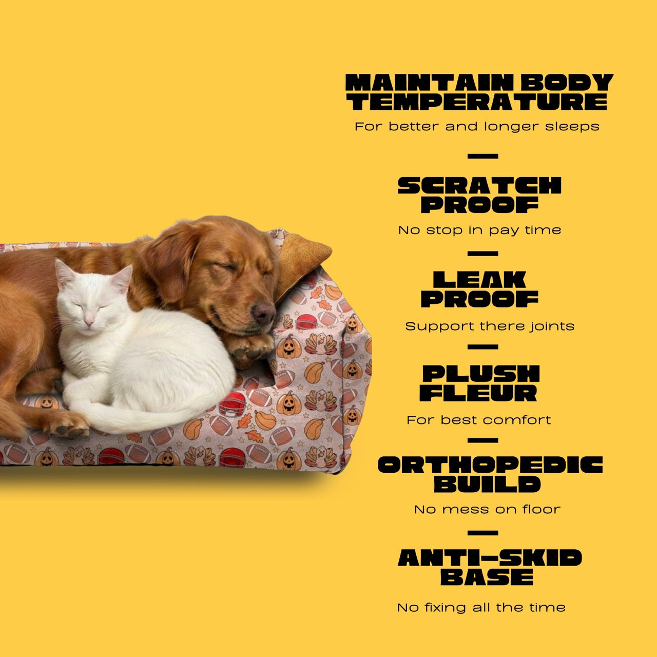 Lounger Pumpkin Print Sofa Bed