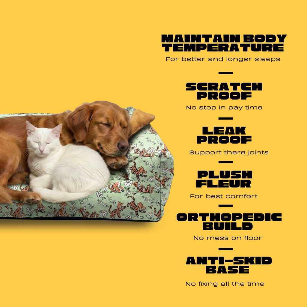 Lounger Tiger Print Sofa Bed