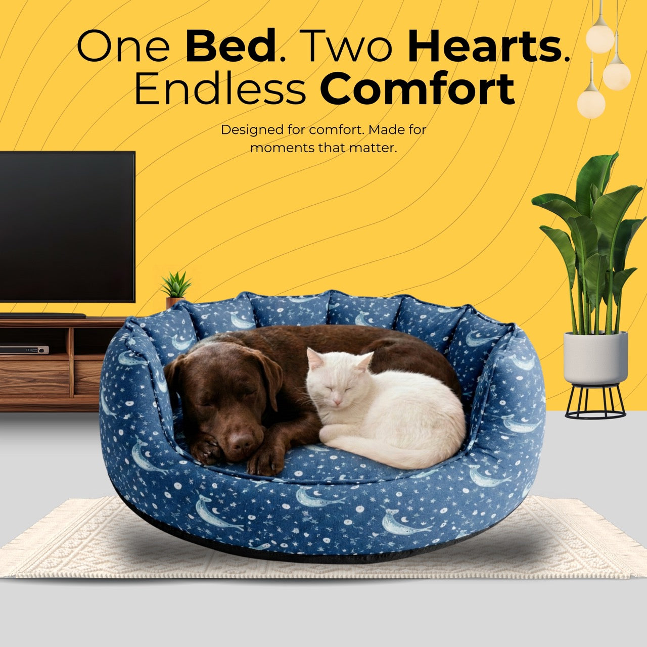 SnoozeSofa Fur Print Bed