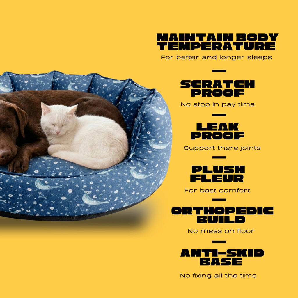 SnoozeSofa Fur Print Bed