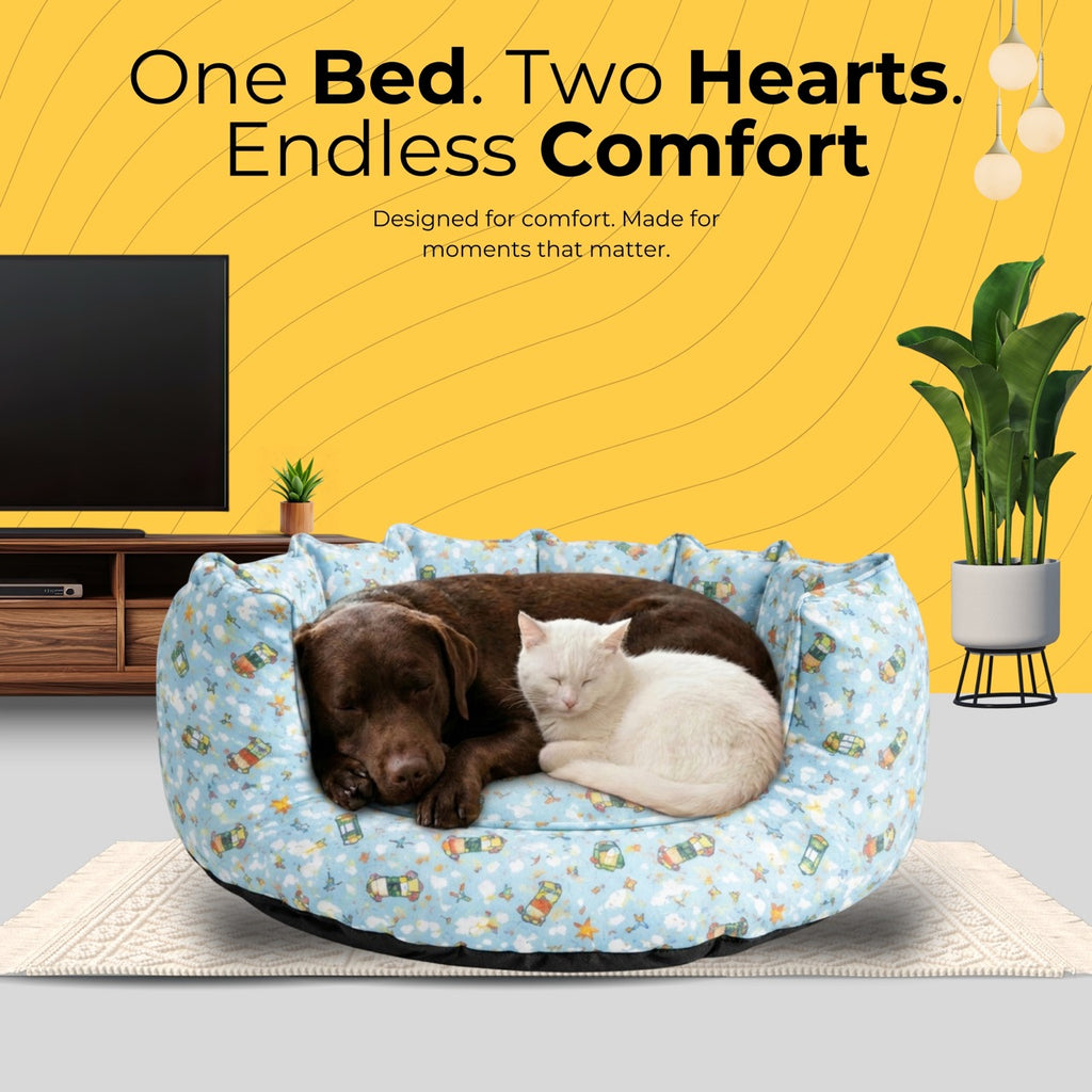 SnoozeSofa Kite Print Bed