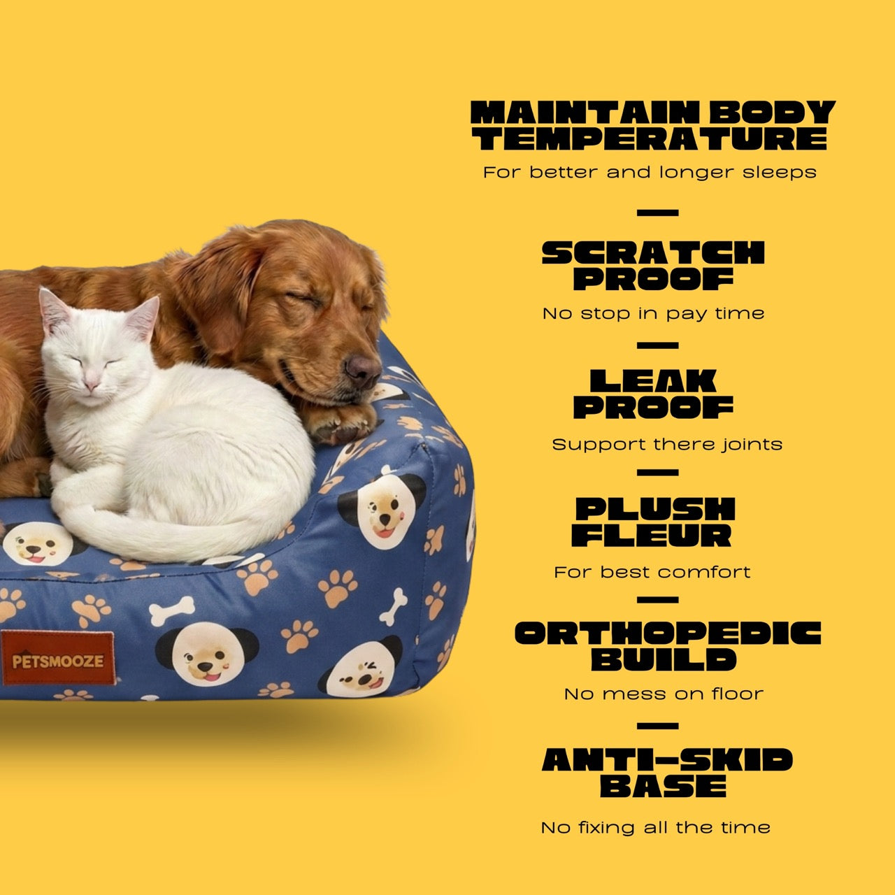 ComfortNest Panda Print Bed