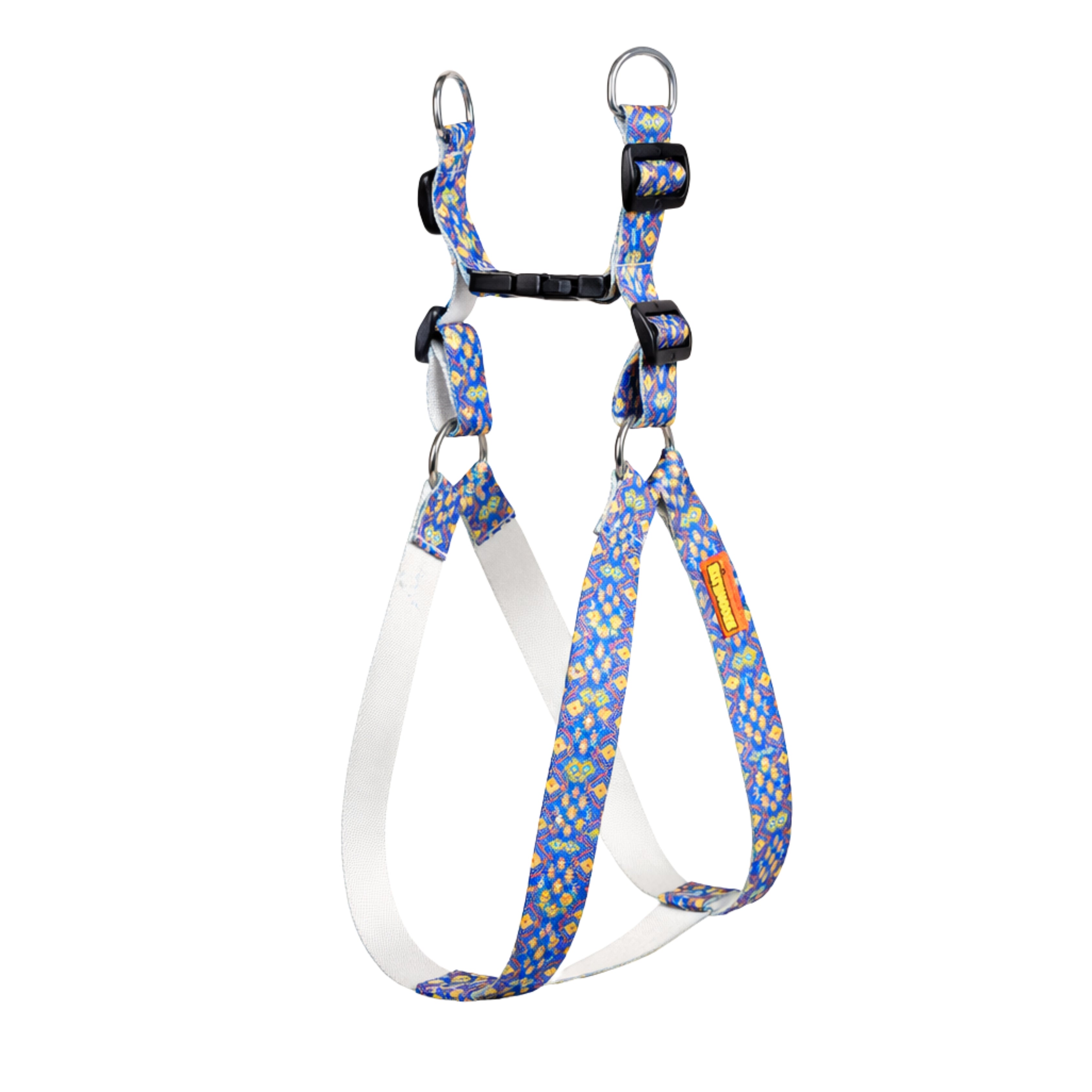 Artisan Blue Harness & Matching Leash