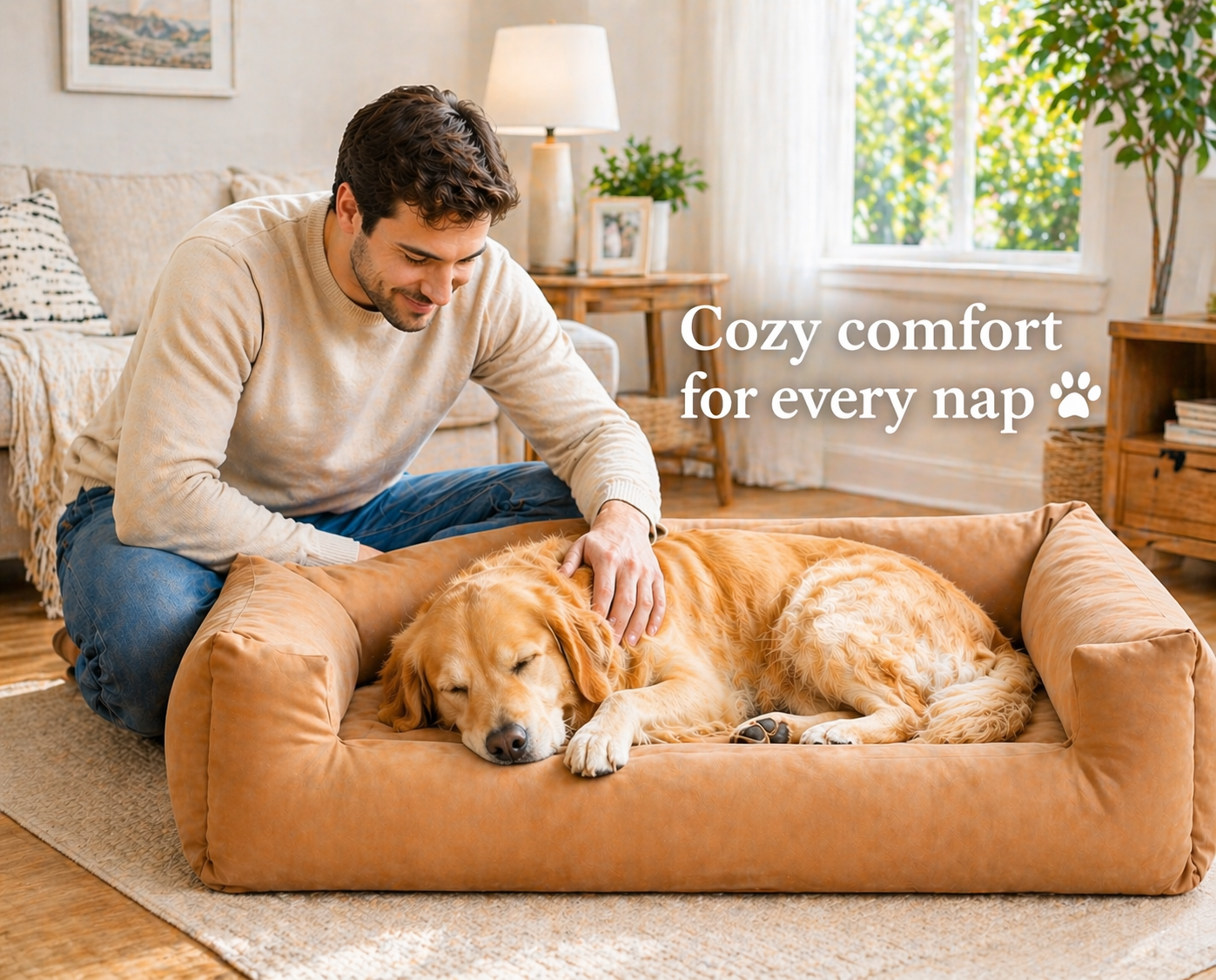 LoungeRest Bolster Plain Bed