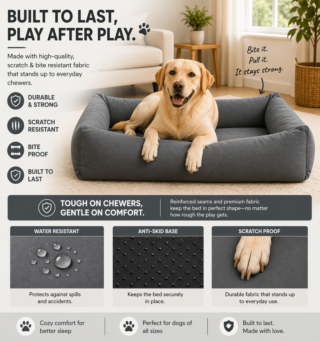 LoungeRest Bolster Plain Bed