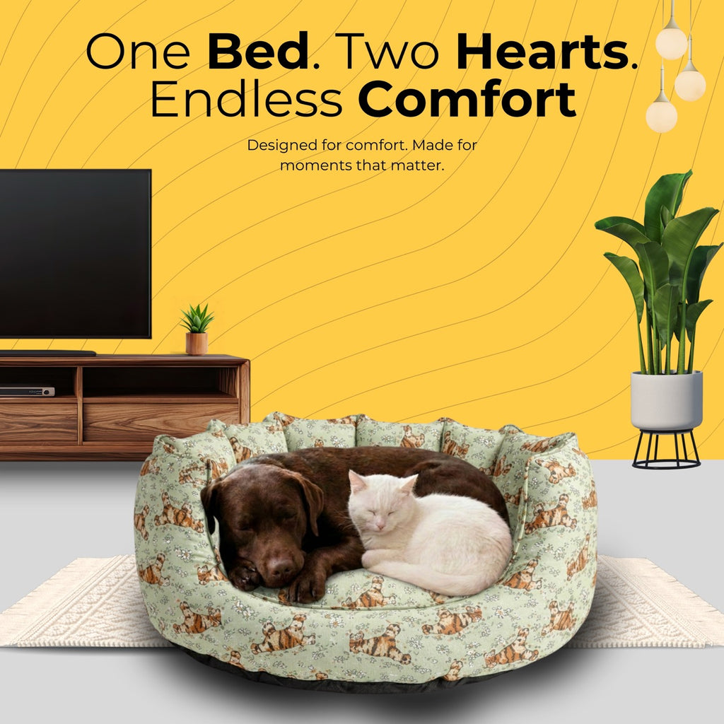 SnoozeSofa Pooh Print Bed