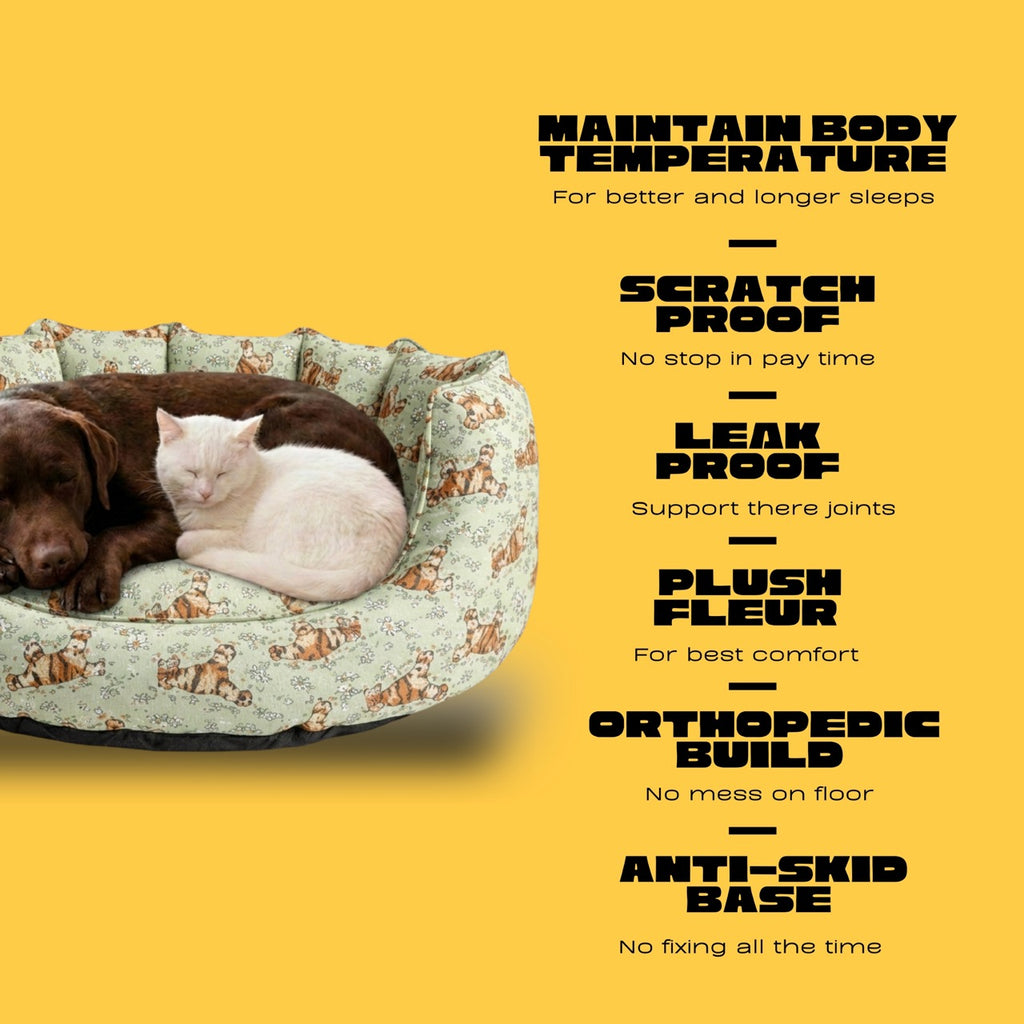 SnoozeSofa Pooh Print Bed