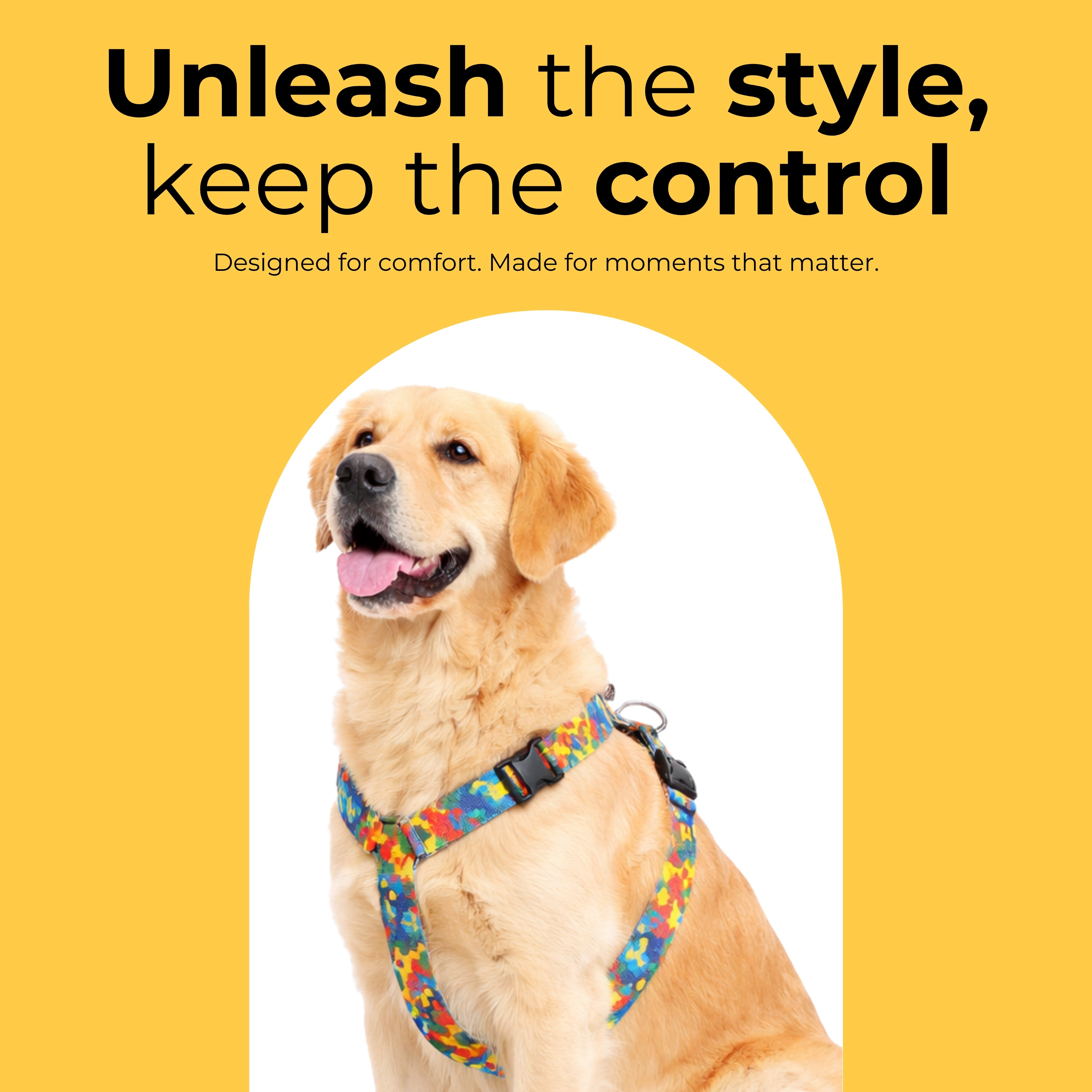 SplashCamo Harness & Matching Leash