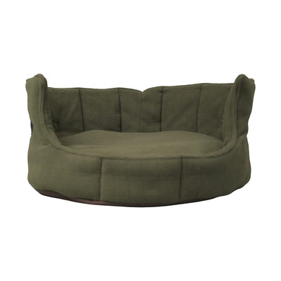 Green Round Shape Extra Soft and Orthopaedic Dog Bed