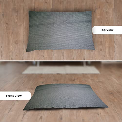 Grey Rectangle Shape Orthopaedic Dog Bed