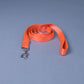 Orange Trendy Nylon Leash with Strong Metallic Hook for Dogs