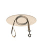 Golden Trendy Nylon Leash with Strong Metallic Hook for Dogs