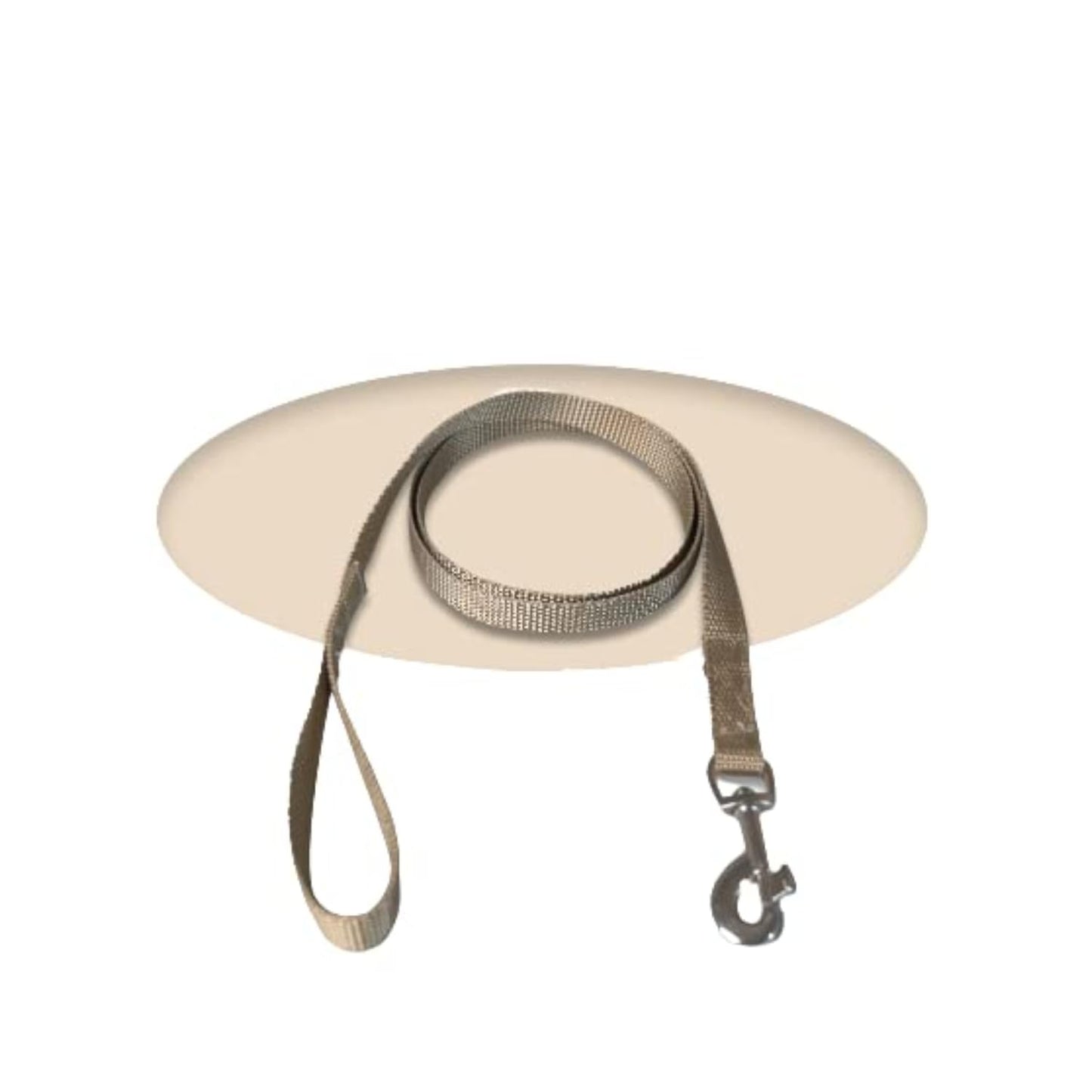 Golden Trendy Nylon Leash with Strong Metallic Hook for Dogs