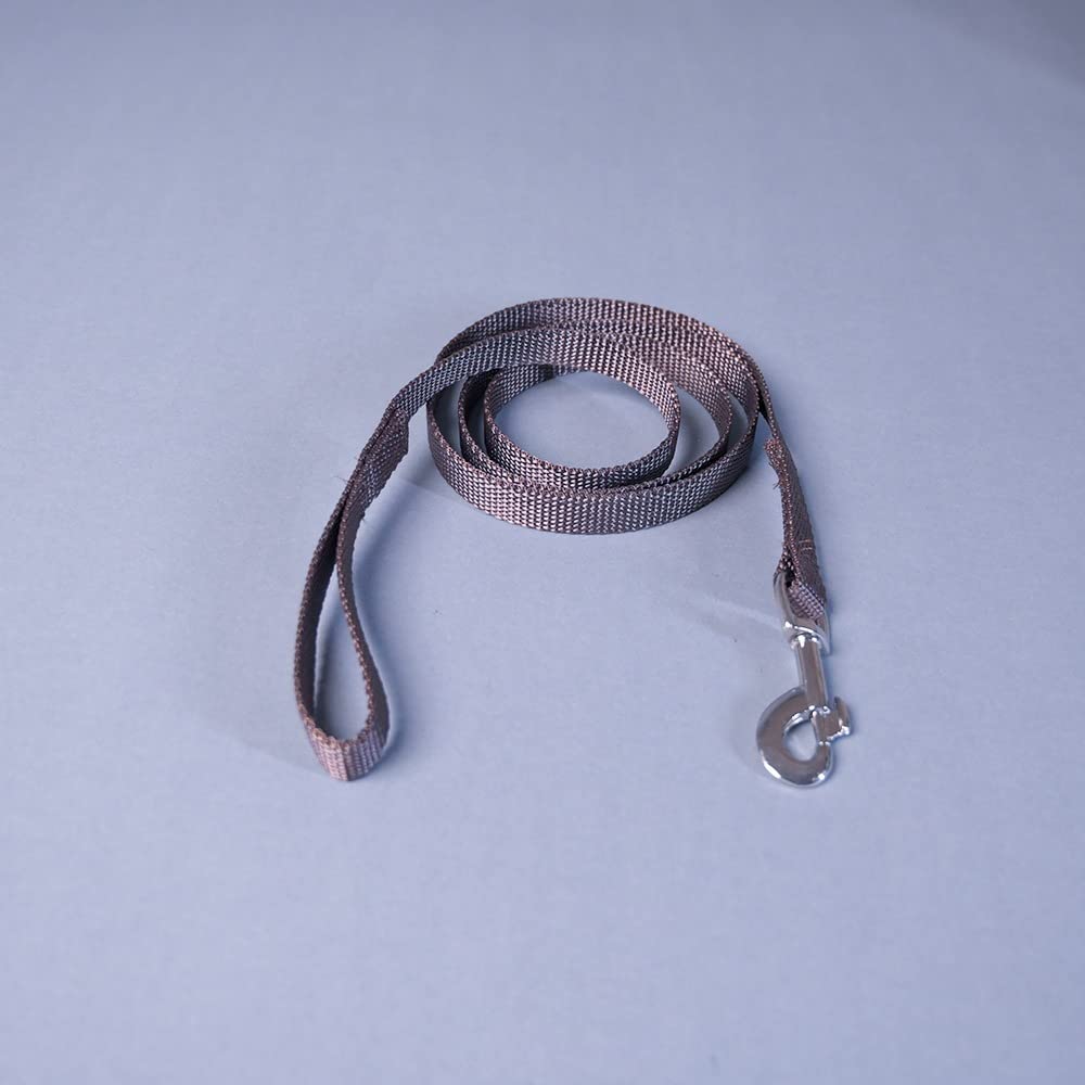 Copper Trendy Nylon Leash with Strong Metallic Hook for Dogs