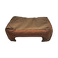 Brown Quilted Plush Lounger Dog and Cat Bed