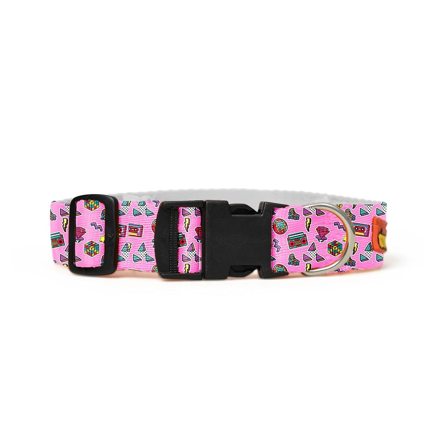 Pink Dog Collar, Leash & Harness Combo Set