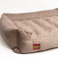 Beige Rectangle Shape Orthopaedic Dog and Cat Bed