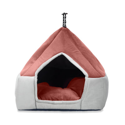 Rose Gold Plush Bed for Cat and Puppy