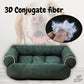 Green Bolster Comfortable and Breathable Pet Sofa Bed