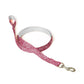 Pink Floral Dog Collar, Leash & Harness Combo Set