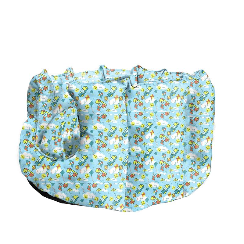 Ultramarine Green Ultra-Comfort Plush Lounger with Anti-Slip Base Dog Bed