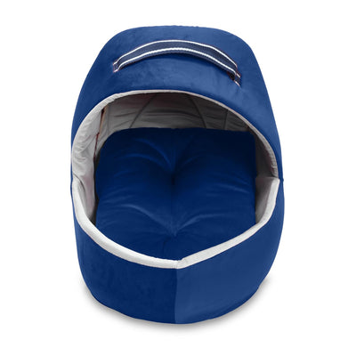 Blue Plush Pet Bed for Cat and Puppy