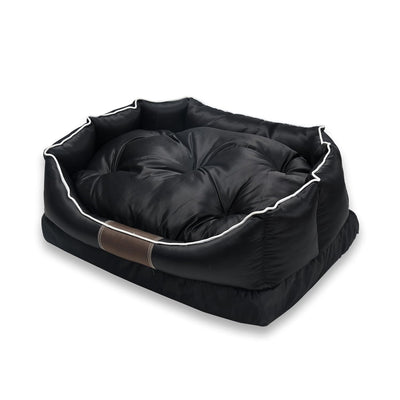 Black Bolster Comfortable and Breathable Pet Sofa Bed