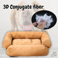 Beige Bolster Comfortable and Breathable Pet Sofa Bed