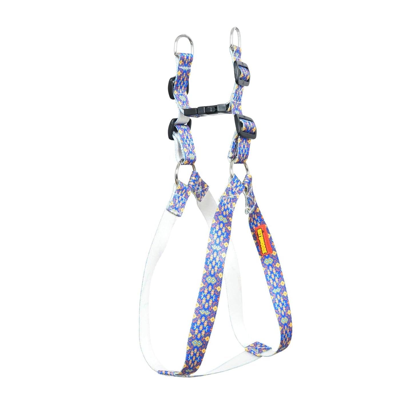 Blue Purple Mix Dog Collar, Leash & Harness Combo Set