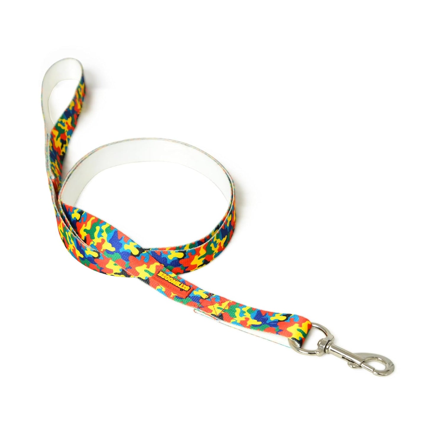 Orange Blue Dog Collar, Leash & Harness Combo Set