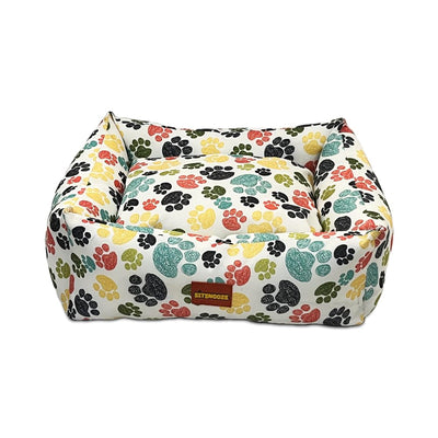 Multi Plush Lounger Dog and Cat Bed