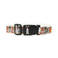 Red White Dog Collar, Leash & Harness Combo Set