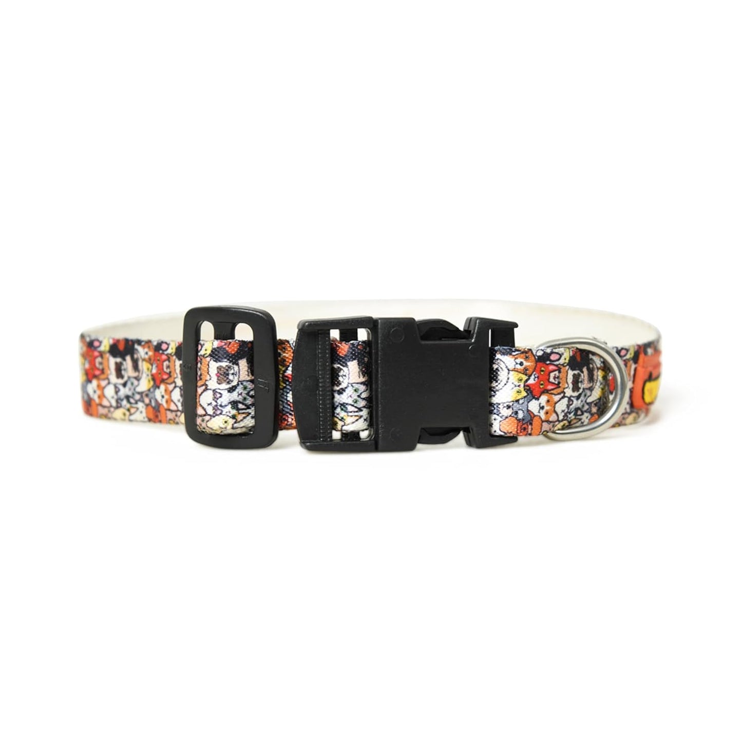 Red White Dog Collar, Leash & Harness Combo Set