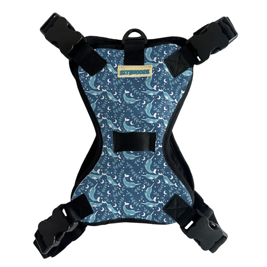 Light Blue No-Pull/No Choke Comfortable Dog Vest Harness | Adjustable Soft Padded Vest for Dogs