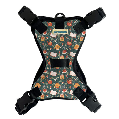 Green Book Print No-Pull/No Choke Comfortable Dog Vest Harness | Adjustable Soft Padded Vest for Dogs