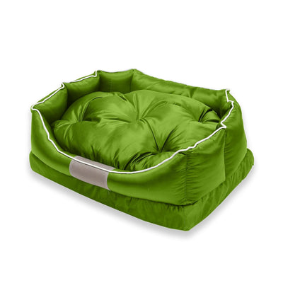 Green Bolster Comfortable and Breathable Pet Sofa Bed